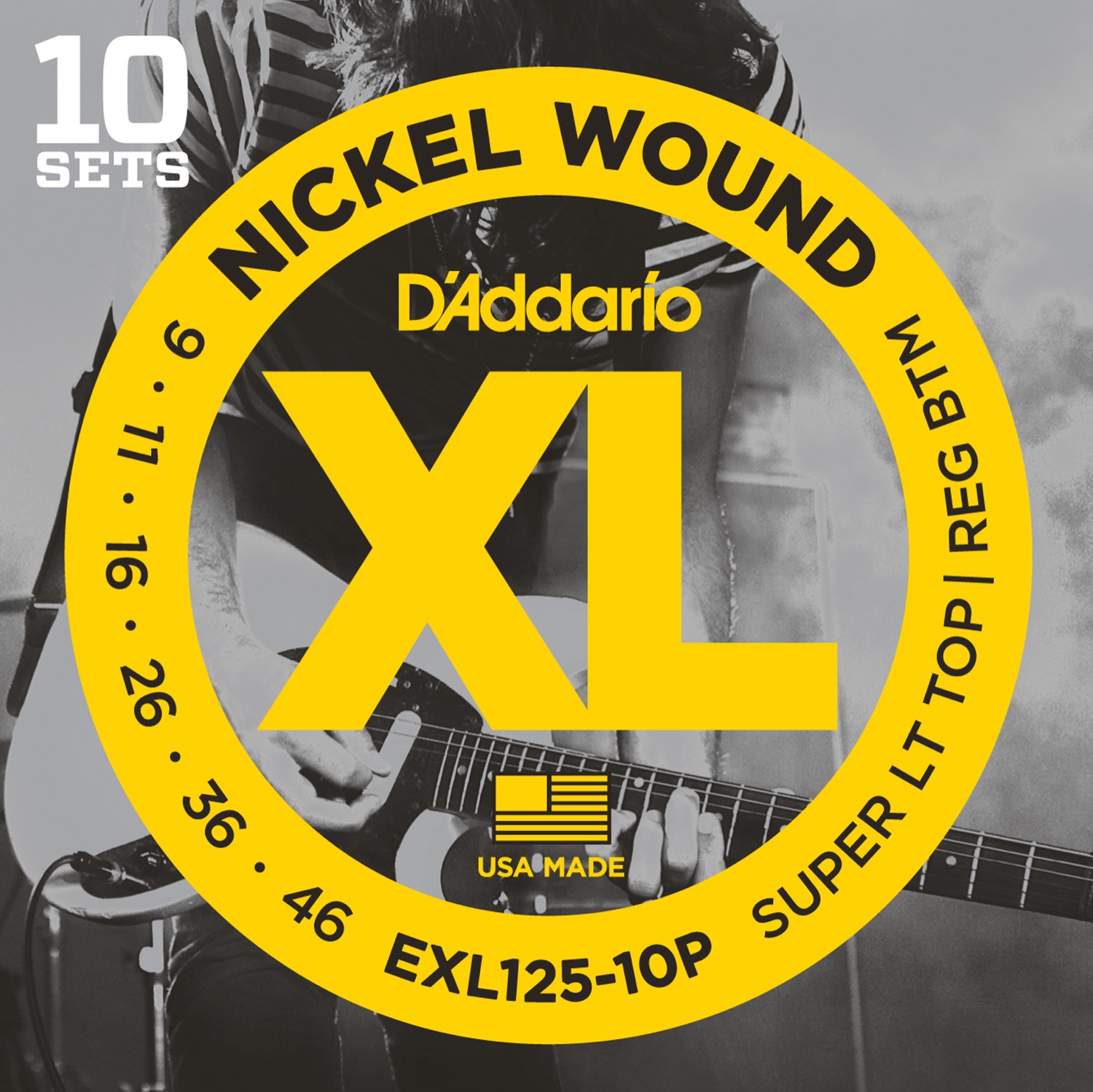 Dâ´addario E125 10 Pack 0.09   0.46 fra D'addario