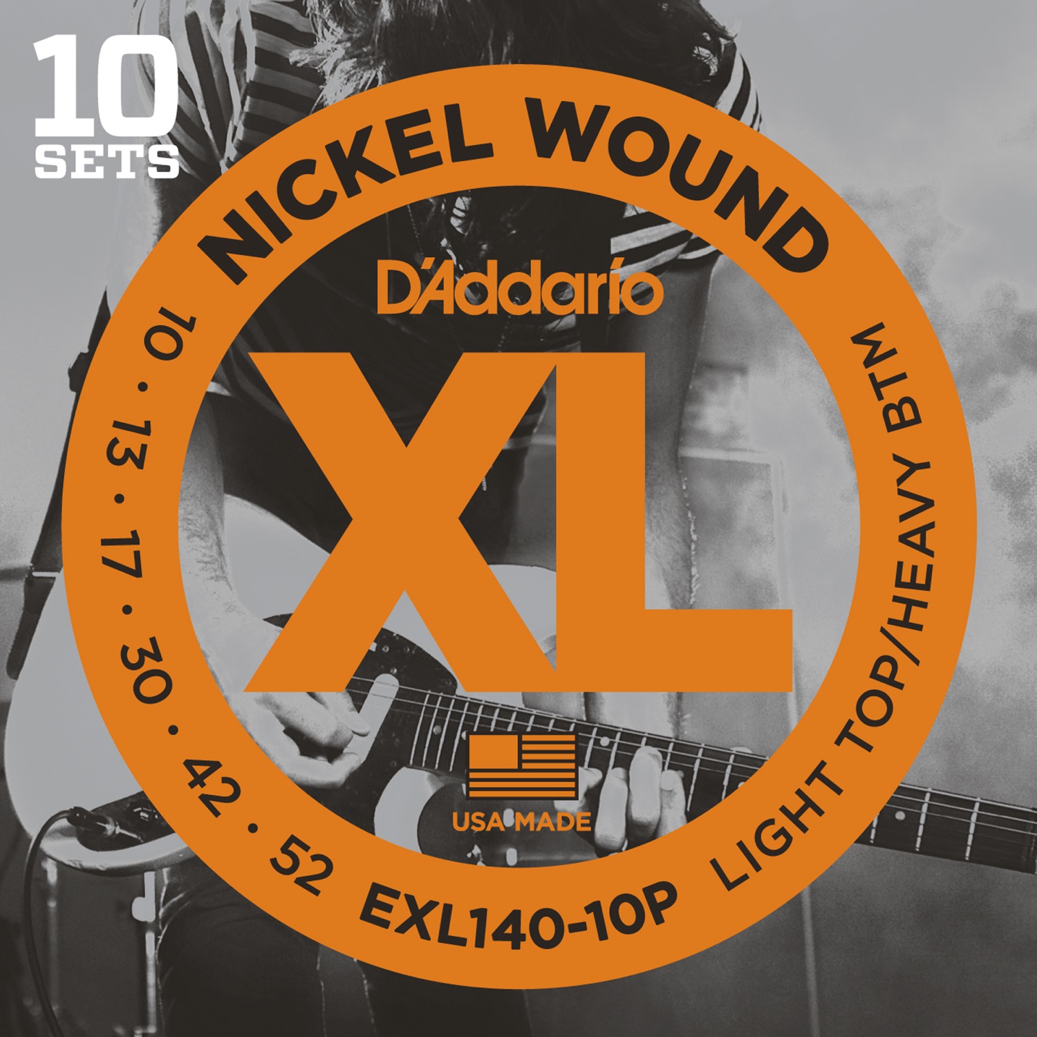 Dâ´addario E140 10 Pack 0.10   0.52 fra D'addario
