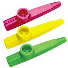 Plastik Kazoo I Assorterede Farver fra Music2you