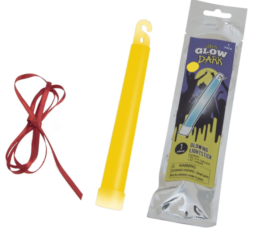 Glow Stick Knæklys 15cm Gul fra Music2you