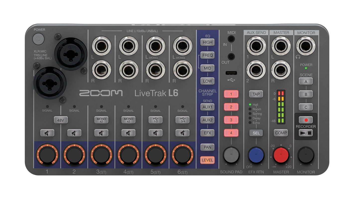 Livetrak L6 Mixer fra Zoom