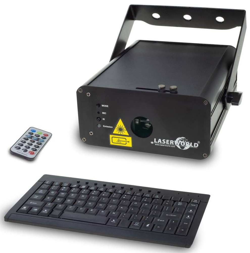 Cs 500rgb Keytex Dmx + Ilda Laser 500 Mw fra Laserworld