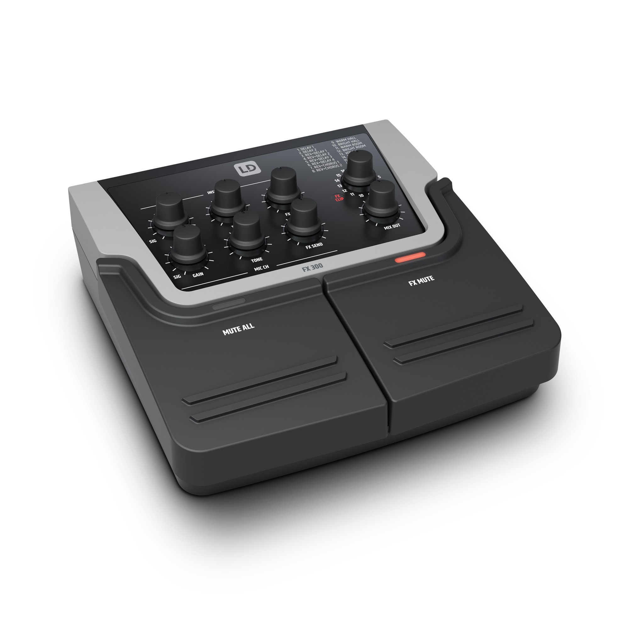 Fx300 2 Kanals Pedal Med 16 Digital Effekter fra Ld Systems