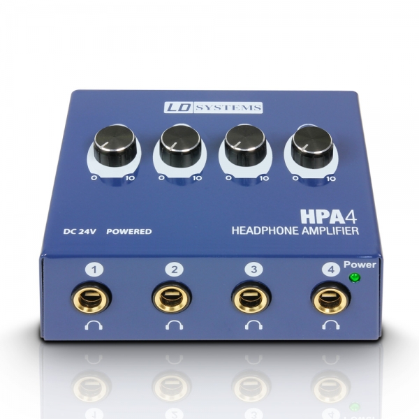 Hpa 4   Hovedtelefonforstærker 4 Kanaler fra Ld Systems