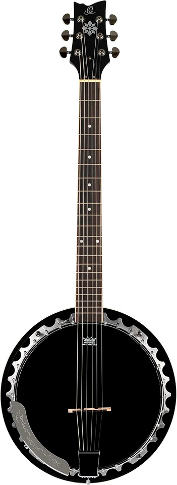 Obj350 6 Sbk 6 Strenget Banjo Med Gigbag fra Ortega