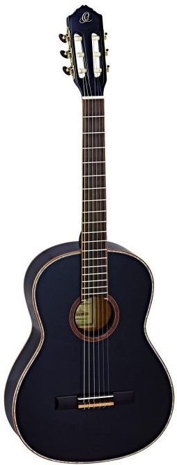 R221snbk Klassisk Guitar 4 4 Slim Neck   Sort fra Ortega