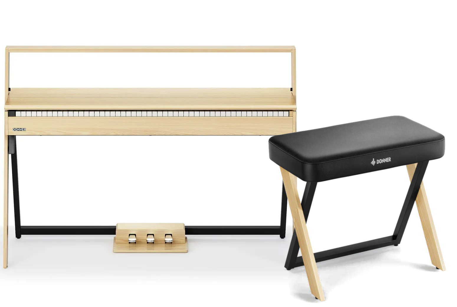 Oura R300 El Klaver Bundle   Light Wood fra Donner