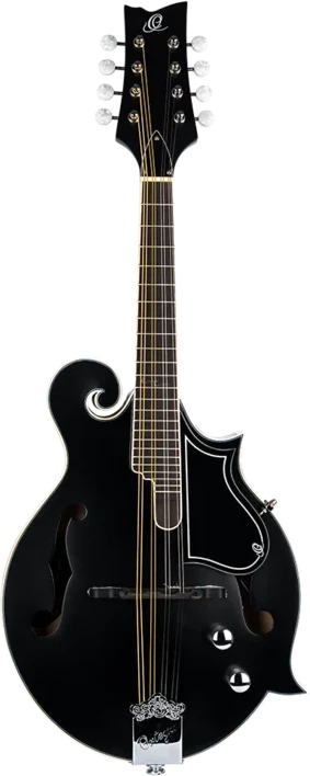 Rmfe40sbk  F Style Mandolin Med Pickup Og Gigbag fra Ortega