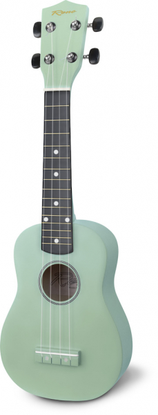 Ru150 Sopran Ukulele Lyse Grøn fra Reno