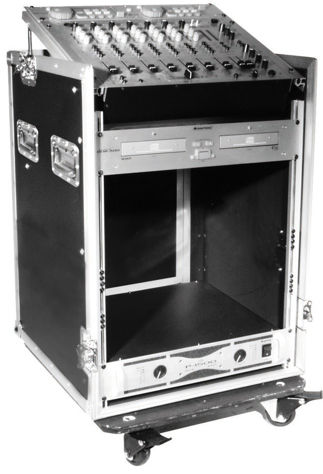 Kombi Rack Med Hjul   12unit Lodret   10unit Vandret fra Roadinger