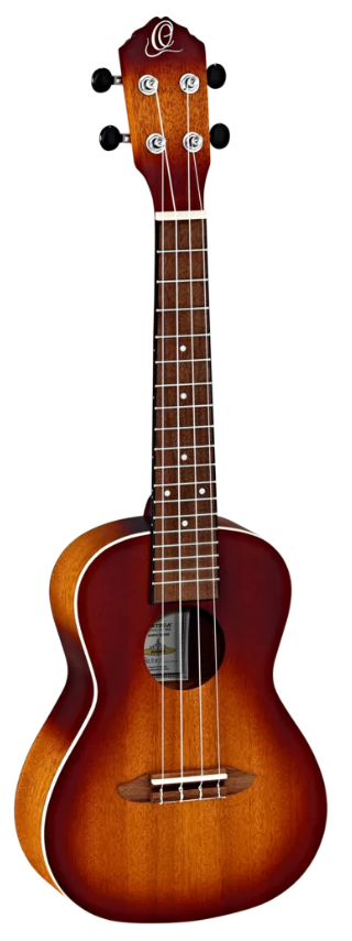 Rudawn Concert Ukulele fra Ortega
