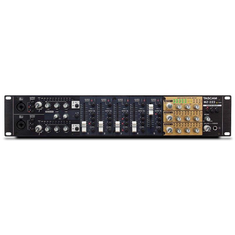 Mz 223 Installationsmixer 3 Zoner 2 Mic 5 Line Input fra Tascam