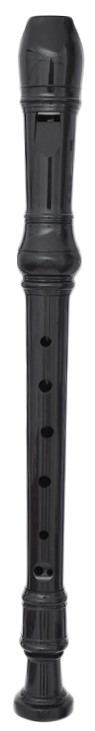 Skole Blokfløjte Med Tysk Greb Sort fra Music2you