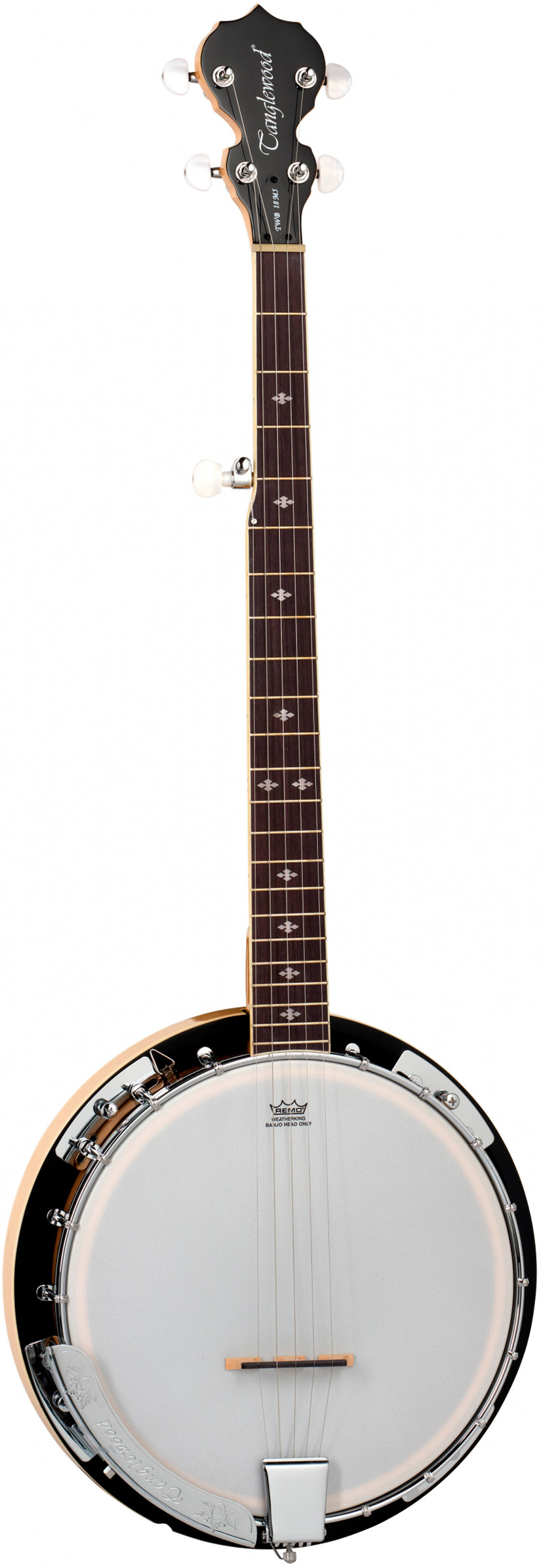 Twb18m5 5 Strenget Banjo Med Remo Skind fra Tanglewood