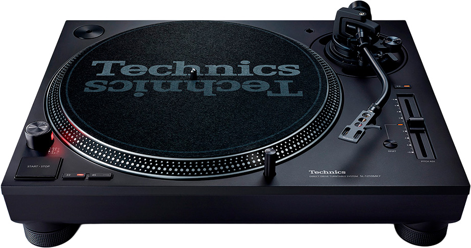 Sl 1210 Mk7 Pladespiller   Sort fra Technics