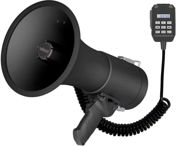 Megafon Med Bluetooth Og Optagefunktion 50w fra Velleman