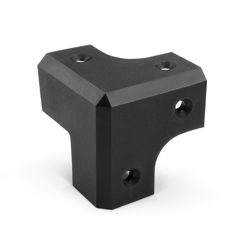 X 318787   Black Plastic Cabinet Corner, 45 Mm fra Adam Hall Hardware