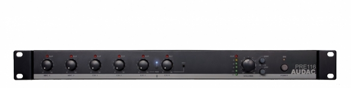 Pre116 Zonemixer Med Bluetooth fra Audac