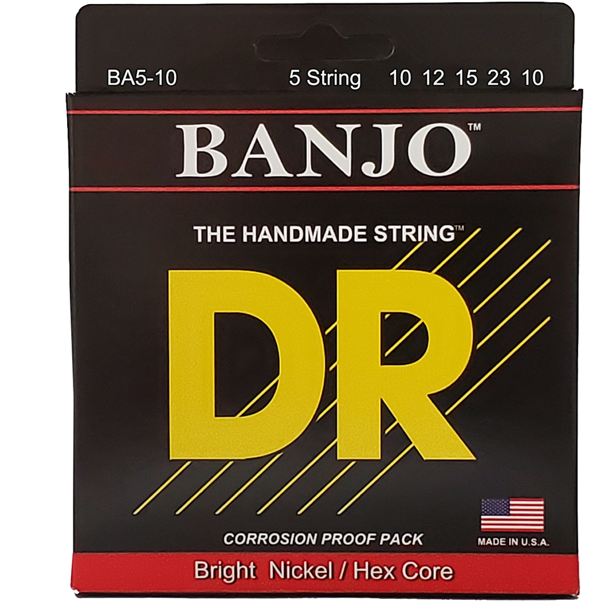 Ba5 10 Strenge Til 5 Strenget Banjo, Medium fra Dr Strings