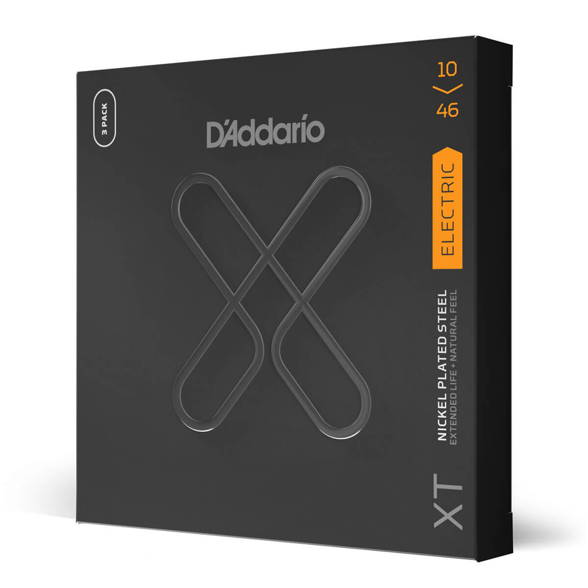 Xte1046 3p El Guitar Strenge, 010 046 3 Pack fra D'addario