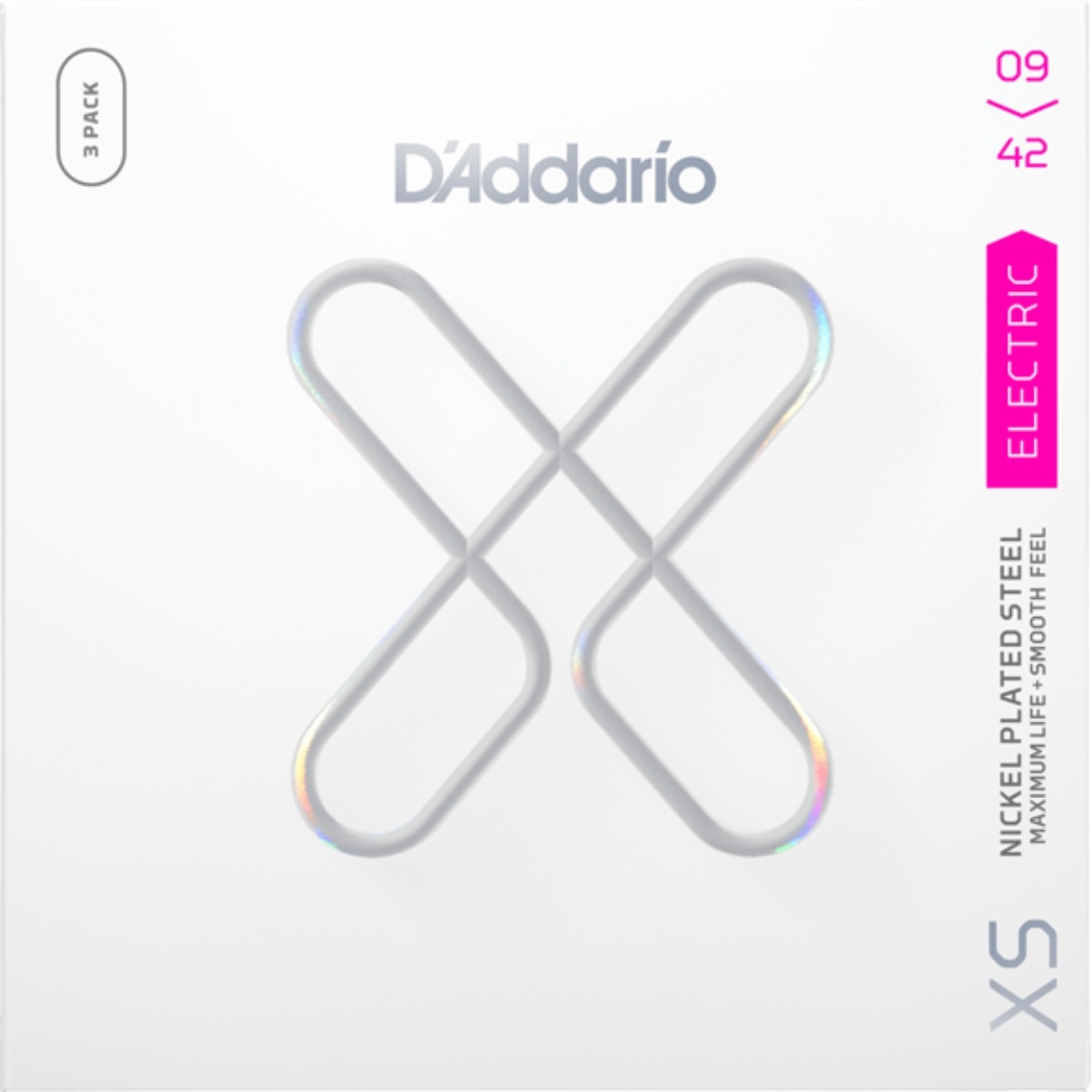Xse0942 3p El Guitar Strenge, 009 042  (3 Sæt) fra D'addario