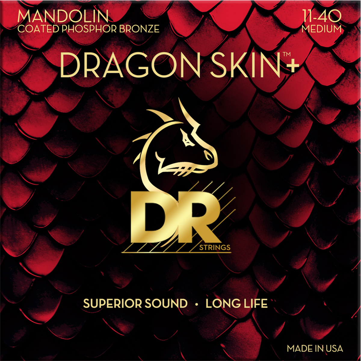 Dmp 11 Dragon Skin+ Mandolin Strenge, 011 040 fra Dr Strings