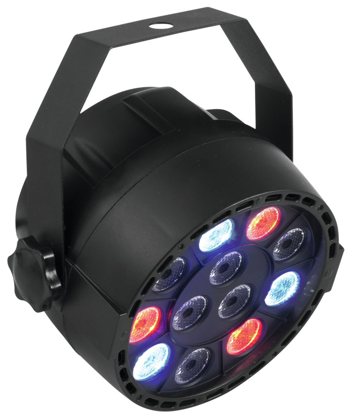 Led Party Spot 12x1w Rgbw fra Eurolite