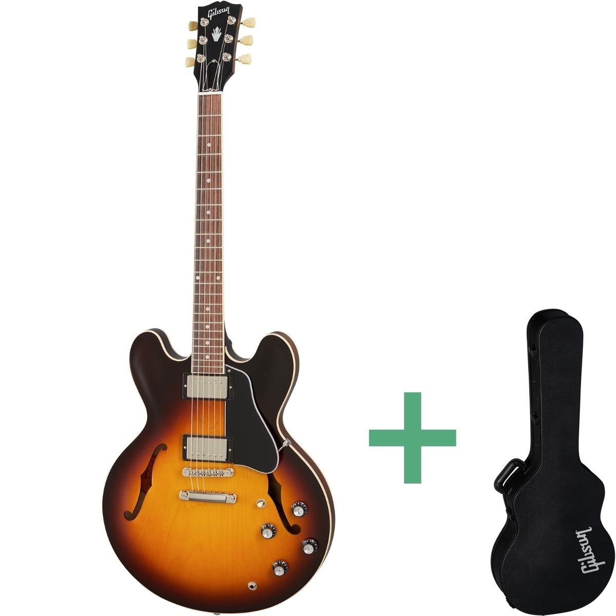 Es 335 Satin El Guitar Vintage Burst fra Gibson