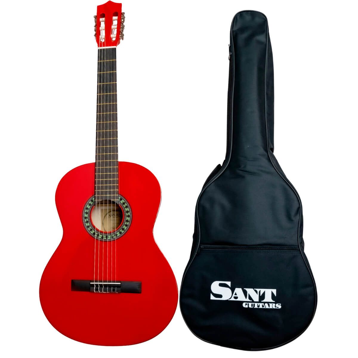 Cl 50 Rd   Spansk Guitar   Rød fra Sant Guitars