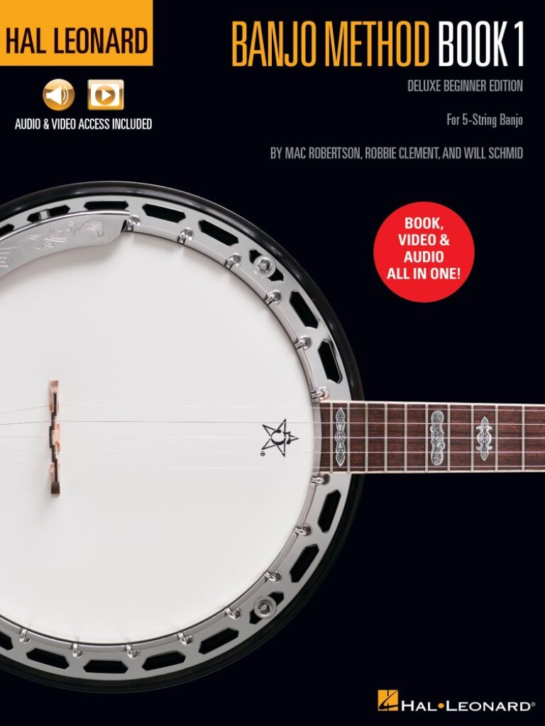 Hal Leonard Banjo Method Book 1, Deluxe Beginner Edition Inkl. Online Video Og Lydfiler fra Noder