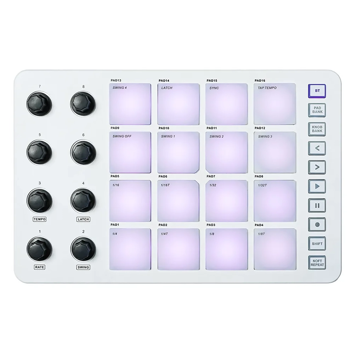 M Vave Pad Midi Bluetooth Midi Controller fra M-vave