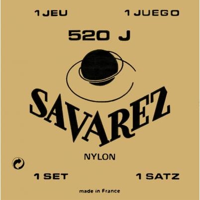 520j Konzert Gitarrensaiten, Gelb fra Savarez