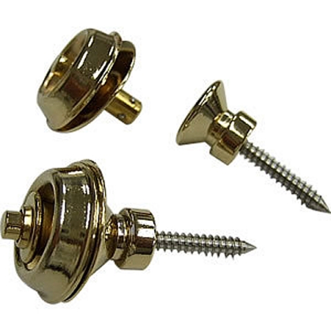 Jim   Straplok Traditional Sls1504g Gold Flash fra Dunlop