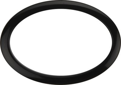 Bass Drum Oâ´s  Oval 6" Beskyttelse Ring Til Trommeskind   Sort fra Bass Drum O's