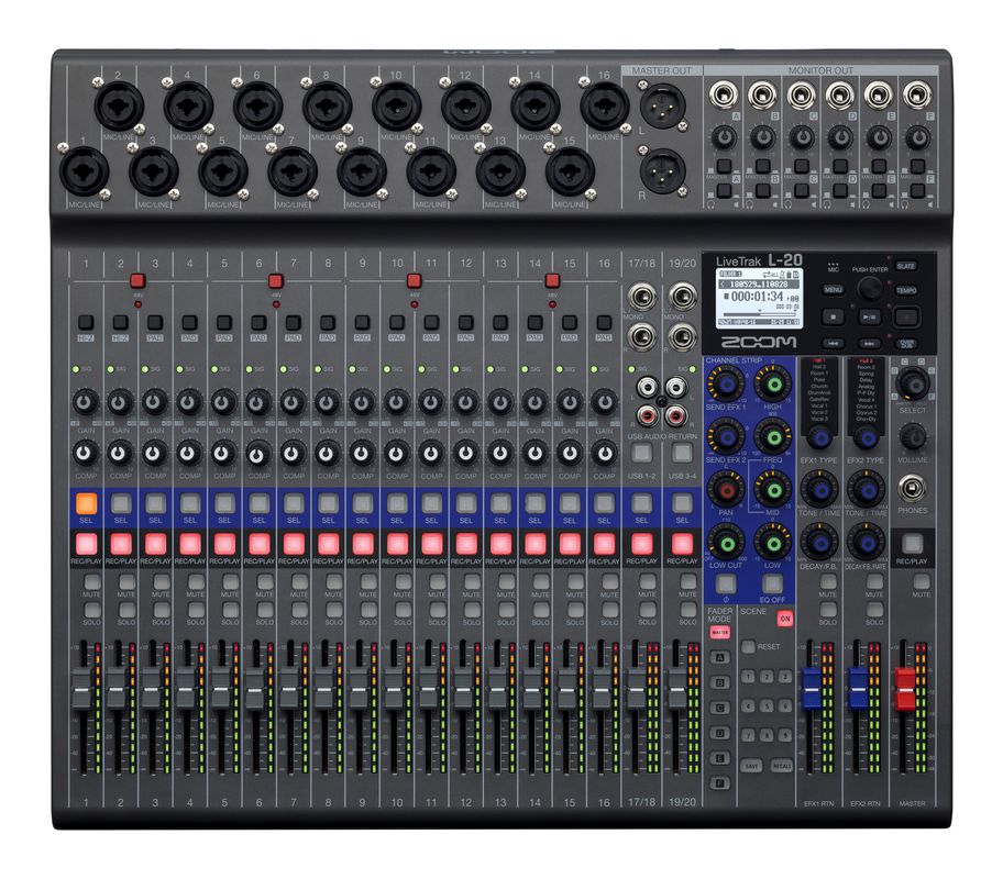 Livetrak L 20 Mixer fra Zoom