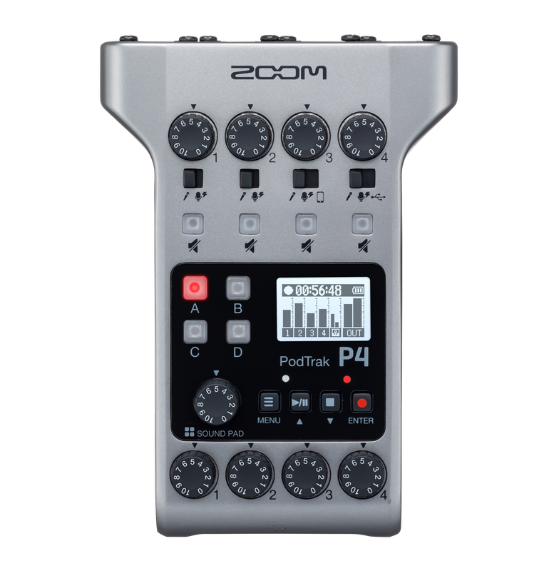 Podtrak P4 Podcast Recorder fra Zoom