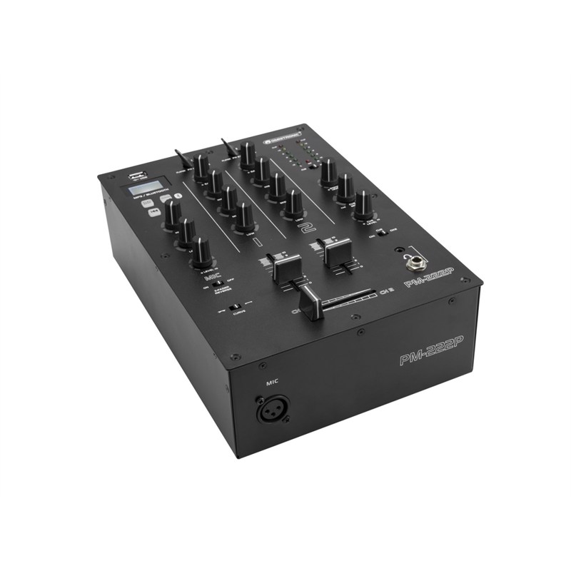 Pm 222p 2 Channel Dj Mixer With Player fra Omnitronic
