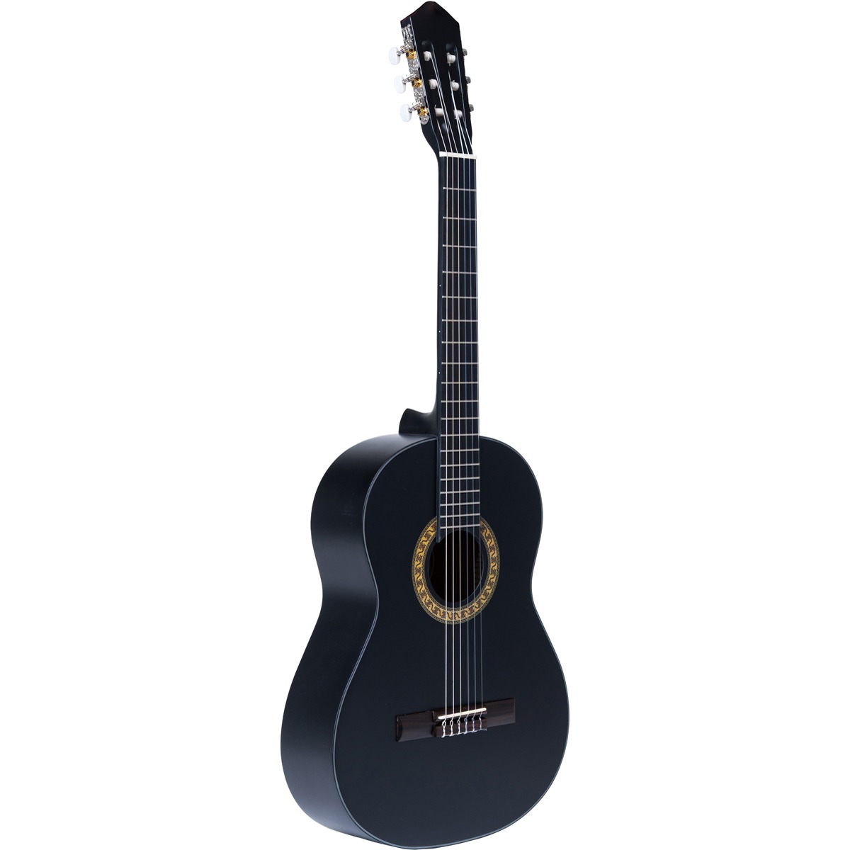 Classical 18 Mbk Konzertgitarren Matt Black fra Santana