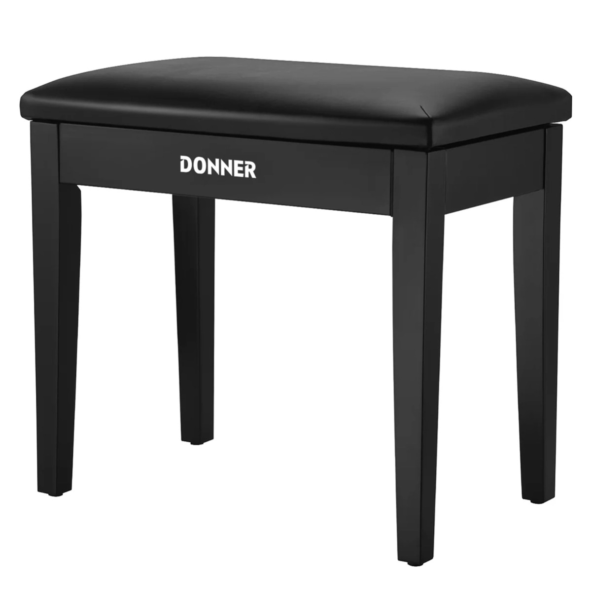 Bench Klavierbank Black fra Donner