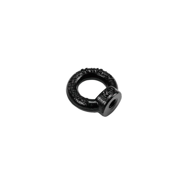 Ring Nut M10 Black Galvanized Din 582 fra Safetex