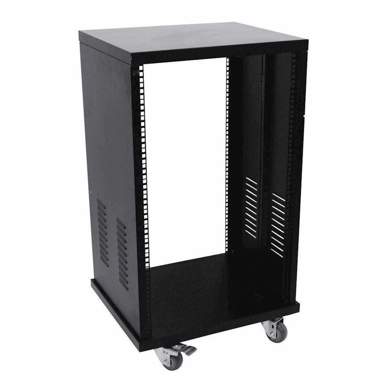 19" Metal Rack. åbent. 14 Unit fra Roadinger