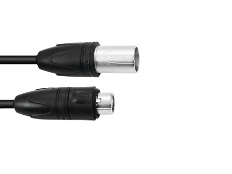 Dmx Cable Ip65 3 Pin 15m Black fra Psso