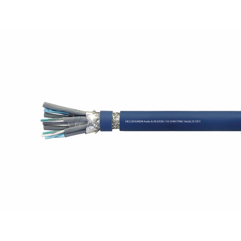 Audiocable 8x2x0.25 Aes Ebu 100m fra Helukabel
