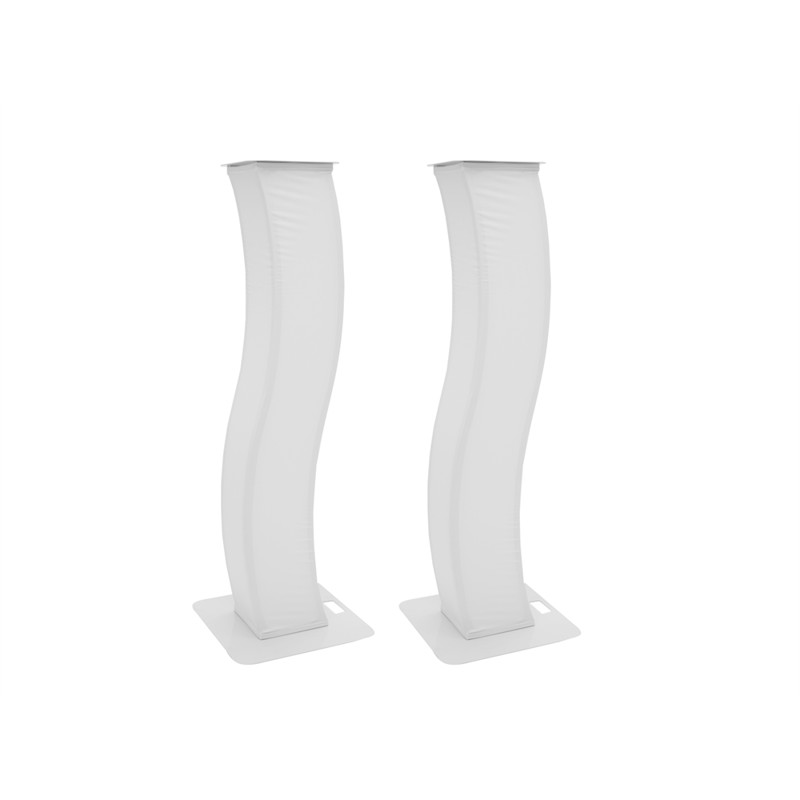 2 X Stage Stand 150cm Curved Incl. Cover And Bag fra Eurolite