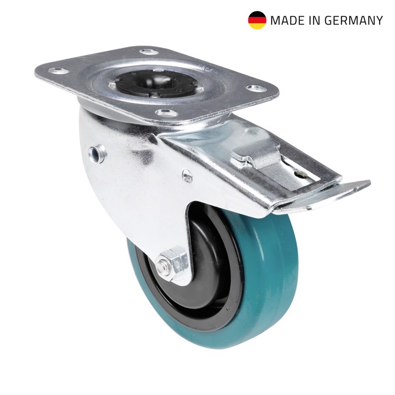 Hjul. 100 Mm. Med Bremse Smart Retnings Funktion fra Tente