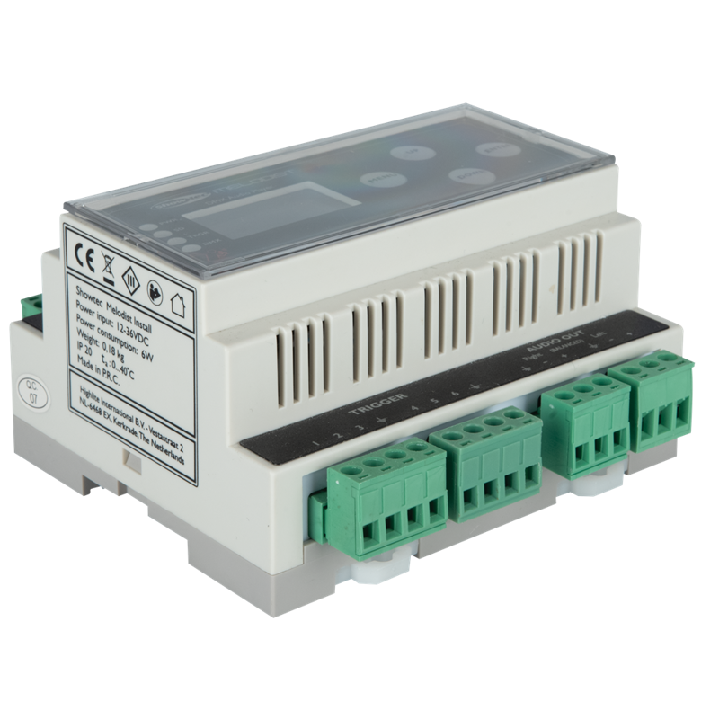Melodist Installer Dmx Styret Wav Afspiller fra Showtec