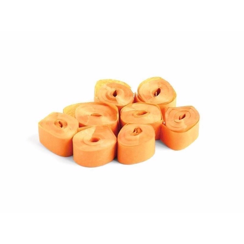 Tcm Papir Streamers. 5 Meter X 0,85 Cm. Orange. 100 Stk. fra Tcm Fx