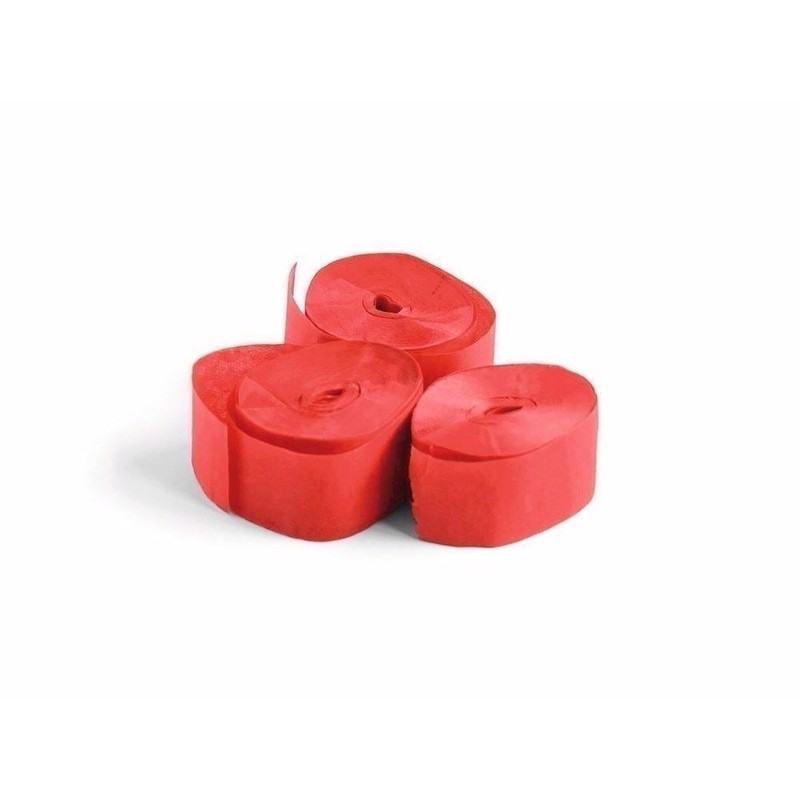 Tcm Papir Streamers. 10 Meter X 1,5 Cm. Rød. 32 Stk. fra Tcm Fx