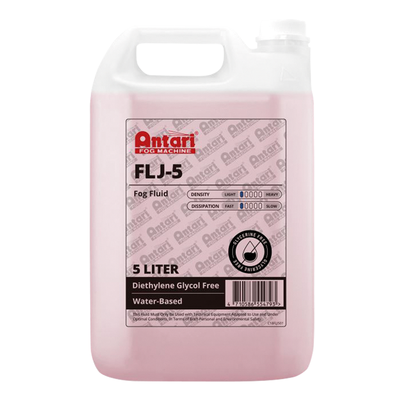 Flj 5 Røgvæske 5 Liter   Meget Let Densitet fra Antari