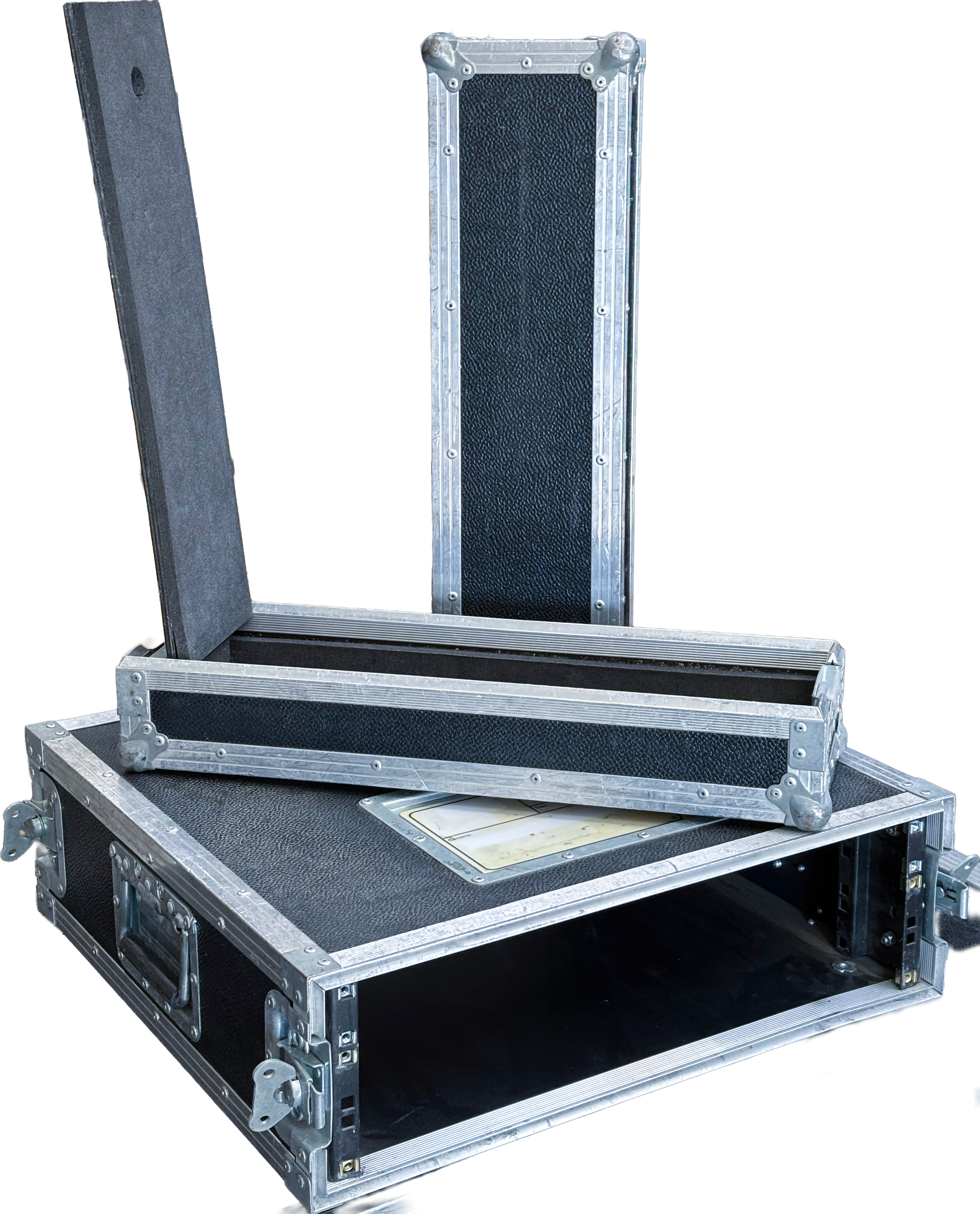 19" 3unit Rack Med Ekstra Rum   Brugt fra Amptown